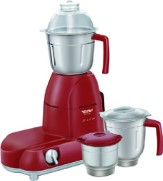  Maharaja Whiteline Smart Chef Red Treasure 750-Watt Mixer Grinder (Red and Silver) 